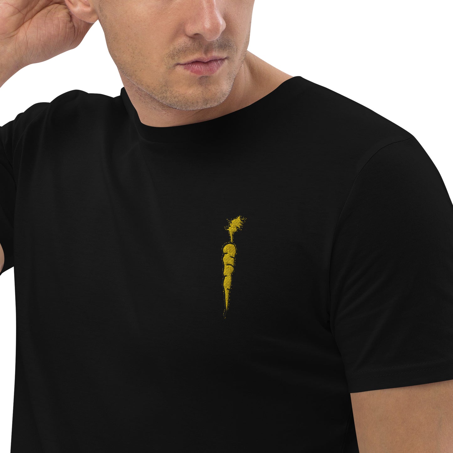 Golden Karrot Embroidered T-Shirt